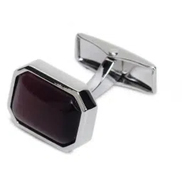 Park Avenue Purple Printed Ties Pocket Square and Lapel Pin Cufflinks Gift Set image 5