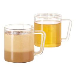 Borosil Transparent Glass Tea & Coffee Mug - Set of 4 (305 ml)-picture-11