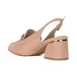 Ronnie Grey Women's Beige Back Strap Sandals image 5