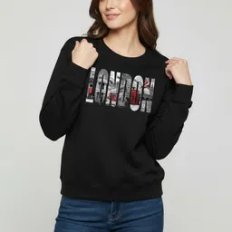 SZN Women Printed Sweatshirt image 5