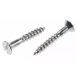 RS PRO Slot Countersunk Stainless Steel Wood Screw, A2 304, No. 8 Thread, 25mm Length (Pack of 100)-picture-30