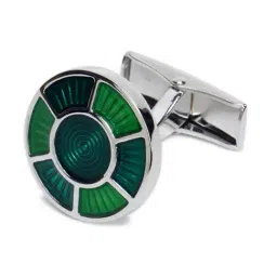 Raymond Green Printed Ties Pocket Square and Cufflinks Gift Set image 5