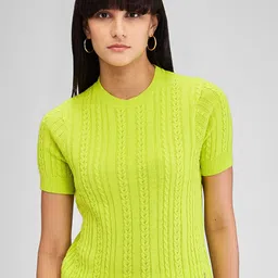 SPYKAR Women Cable Knit Pullover-picture-30