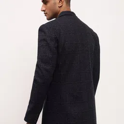 SHOWOFFFF Checked Slim-Fit Notched Lapel Single Breasted Blazer image 3