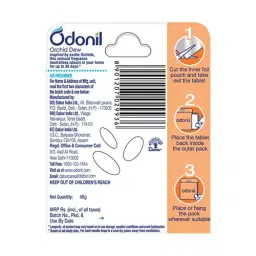Odonil 48 g Orchid Dew Air Freshener Bar ,GT-ODSan50A image 2