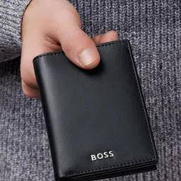 Hugo Boss Unisex Leather Card Holder image 2