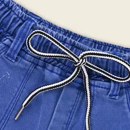 Wish Karo Boys Light Fade Cotton Elastic Cargo Trouser image 2