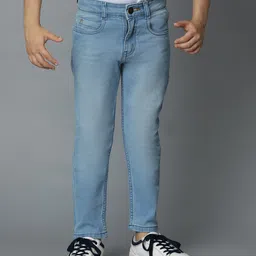 Tales & Stories Denim Mild Washed Slim Fit Jeans - Blue-picture-26