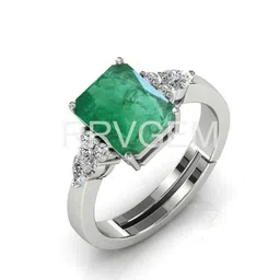 RRVGEM 6.25 Ratti Emerald Finger Ring-picture-10