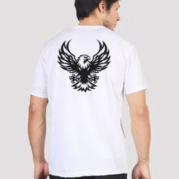 Greylongg Men Printed Raw Edge T-shirt-picture-13