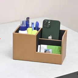 CLADD! Unisex Beige & Black Compact Desk Organisers-picture-25