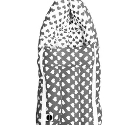 VParents Rosy Baby Cotton Bedding Set With Pillow And Sleeping Bag - Grey White image 5