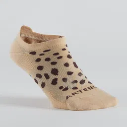 Artengo By Decathlon Pack Of 3 Printed Ankle-Length Socks image 2