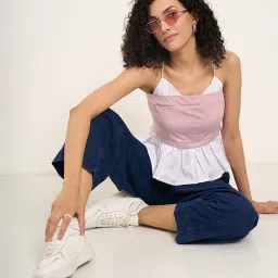 Honey By Pantaloons Winsome Orchid Cotton Slim Fit Top image 5