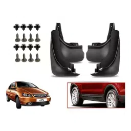 Auto Pearl Front and Rear Mud Guard For Tata Indigo CS (Black) Set of 4 Pcs-picture-39