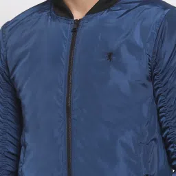 Red Tape Blue Regular Fit Solid Jacket image 5