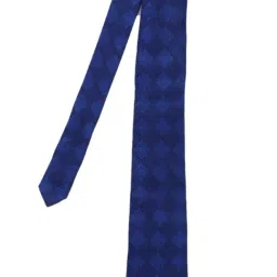 Raymond Navy Printed Ties Pocket Square and Cufflinks Gift Set image 2