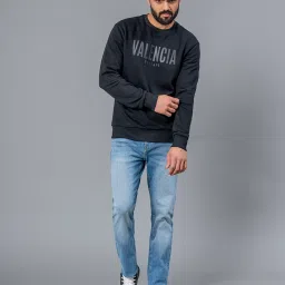 Red Tape Black Regular Fit Graphic Sweatshirt image 5