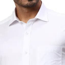 Park Avenue White Regular Fit Shirt image 5