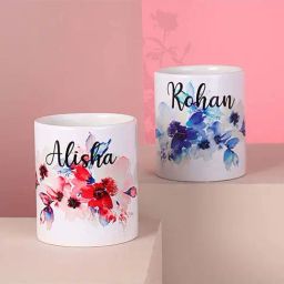 FNP Personalised Name Couple Mugs - Set of 2-picture-0