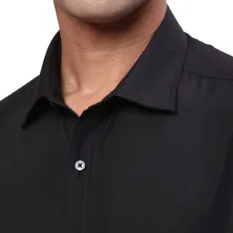 Park Avenue Black Slim Fit Shirt image 5