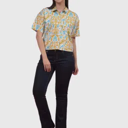 Numero Uno Multicolor Cotton Regular Fit Printed Shirt image 5