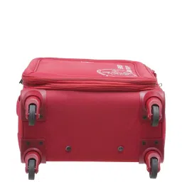 Swiss Military Red 4 Wheels Small Carry-On Luggage image 5