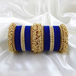 Instyle Forever Blue Glass Artificial Stones & Beads Bangle-picture-30