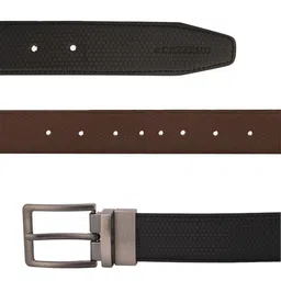Cazzano Men Textured PU Reversible Belt image 3