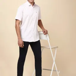 Allen Solly Pink Slim Fit Printed Shirt image 4