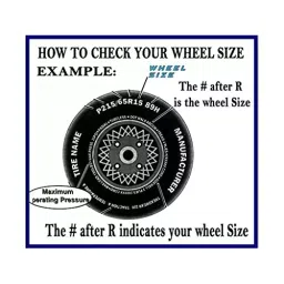 Auto Pearl Car Golden Black Wheel Cover Caps 33.02 cm (13 Inch) Press Type Fitting Compatible with Redi Go image 4