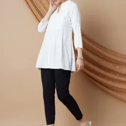 Melange By Lifestyle Black Regular Fit Trousers image 4