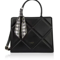 LAVIE LUXE Black LX QUARE Textured Large Satchel-picture-37
