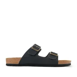Mozafia Men's Black Slides image 3