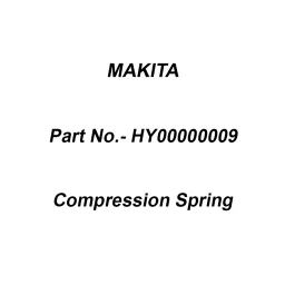 Makita Compression Spring Size 7, Part No HY00000009-picture-25