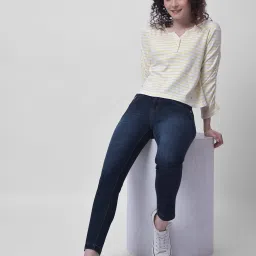 NUMERO UNO Dark Indigo Denim Solid Jeans image 5