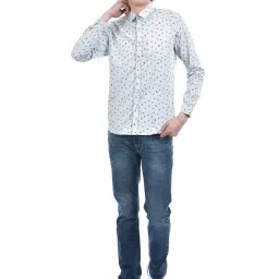 NUMERO UNO Blue Slim Fit Lightly Washed Jeans image 5