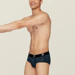 XYXX Black & Grey Micro Modal Briefs - Pack of 2 image 5