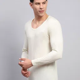 Monte Carlo Men Ribbed Wool Long Sleeves Thermal Vest image 4