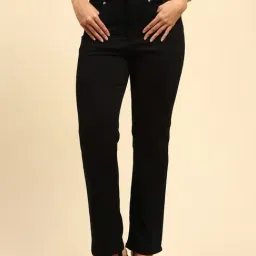 Global Republic Black Solid Jeans-image-2