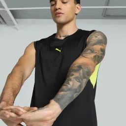 Puma One8 Puma One8 Black Regular Fit Tank Tee-image-6