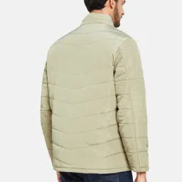 METTLE Light Beige Regular Fit Quilted Jacket image 2