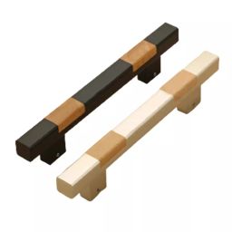 DECORE 120 300 mm Aluminium SS and Wood Finish Door Pull Handle-picture-28