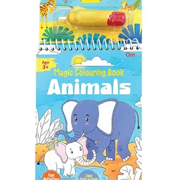 Magic Colouring Book for Kids: Animals | Wonderful Gift | Jungle Buddies for Kids | Age 3+ [Board book]-image-25