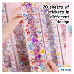 Bunie Cute Cartoon Theme Kawaii Washi Stickers - 20 Sheets image 2
