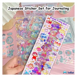 Bunie Cute Cartoon Theme Kawaii Washi Stickers - 20 Sheets image 4