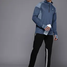 ASICS Men Mid-Rise Cut & Sew Open Hem Training Track Pants image 3