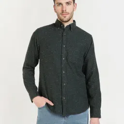 GANT Black Printed Regular Fit Shirt-image-58