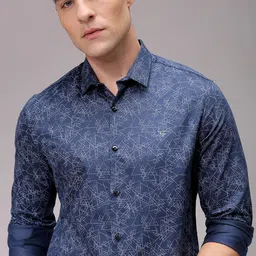 The Indian Garage Co Men Slim Fit Opaque Printed Casual Shirt-picture-33