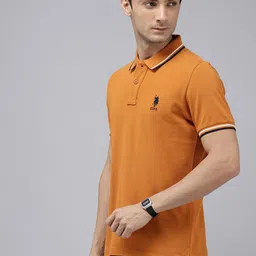 U.S. Polo Assn. Polo Collar Pure Cotton Slim Fit T-shirt image 5